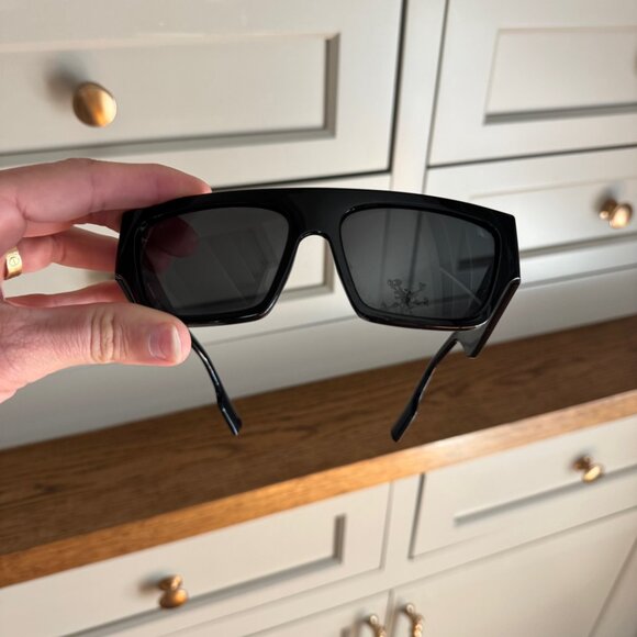 Burberry Micah Sunglasses; Black Frames, Grey Lenses, NWOT main image 6